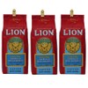 Lion Coffee, Vanilla Macadamia Flavor, Light Roast, Whole Bean, 10 Ounce Bag (Pack of Three)