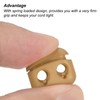 PATIKIL Cord Locks, 30 Pack Oval Spring Toggle Stopper for