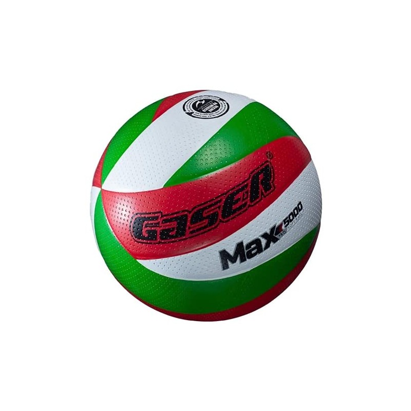 Gaser Original 5 MAX Pro 5000 Volleyball Ball (Red/White/Green)