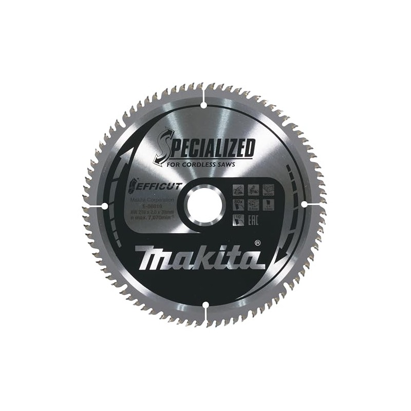Makita E-08919 EFFICUT Circular Saw Blade Diameter 216 x 2.0