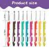 Ruidi TPR and ABS Handle Crochet Hook(9pcs)
