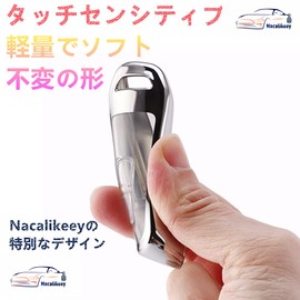 [Nacalikeey] Key Case NBOX Key Holder Compatible with Honda N-BOX Custom N-Box Honda Nbox New Vezel Vezel e CIVIC Civic e:HEV Key Cover ZR-V New CIVIC Civic Hatchback TPU Crystal Chain Keychain