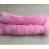 Natural Tanned Rabbit Fur Hide (11" by 14" Rabbit Pelt