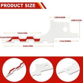 IONPSHG Drywall Blades 48-00-1640 – High-Performance Durable Sawzall Blades for Drywall Cutting, Blunt Point Design, Fits Most Reciprocating Saws (Milwaukee/DeWalt/Bosch) (5)