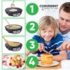 NutriChef Electric Griddle & Crepe Maker | Nonstick 12 Inch