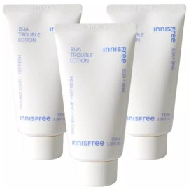 Innisfree 이니스프리 비자 트러블 로션 100ml x3개 여드름피부 트러블피부 유수분밸런스 모공 각질 Innisfree Bijatrouble Lotion 100ml x 3, For Acne-Prone Skin & Troubled Skin, Hydrating Balance & Pore Exfoliation
