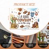 Cowboy Baby Shower Backdrop 7x5ft, A Little Cowboy is on