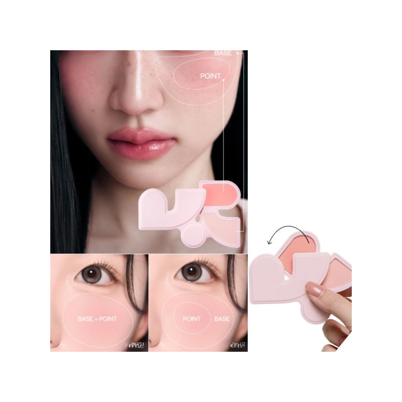 REST & RECREATION Beauty Multi Pairing Powder Cheek 4.6g, shade:04