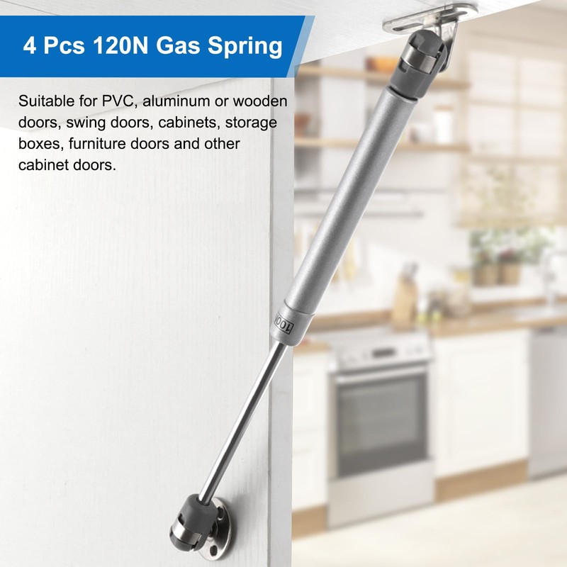 Pack of 4 Hydraulic Gas Spring 120 N/12 kg Furniture