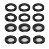 6 Pack Shower Filter Gasket + 6 Pack Rubber Washer,