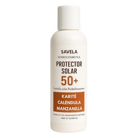 Pantalla Solar Fluida con efecto mate, con Karité, Caléndula y Manzanilla. 50+,