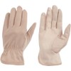 Towa Corporation Leather Gloves Pigskin Upper Nylon 489 L Beige