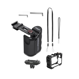Camera Side Handle Xplorer Grip Kit for DJI/Insta.360/ Go.Pro Series Action Camera, Shooting Handle Accessories for Go.Pro 13/ Insta.360 Ace Pro 2/ DJI Action 5 Pro (for 360)