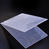 Kwan Crafts 3D Flowers Leaves Background Plastic Embossing Folders for