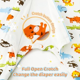 Baby Sleeping Bag 1.0 Tog With Legs, 100% Cotton Sleeveless Baby Sleep Sack Toddler Wearable Blanket For Boys and Girls, 80cm/2-3 Years