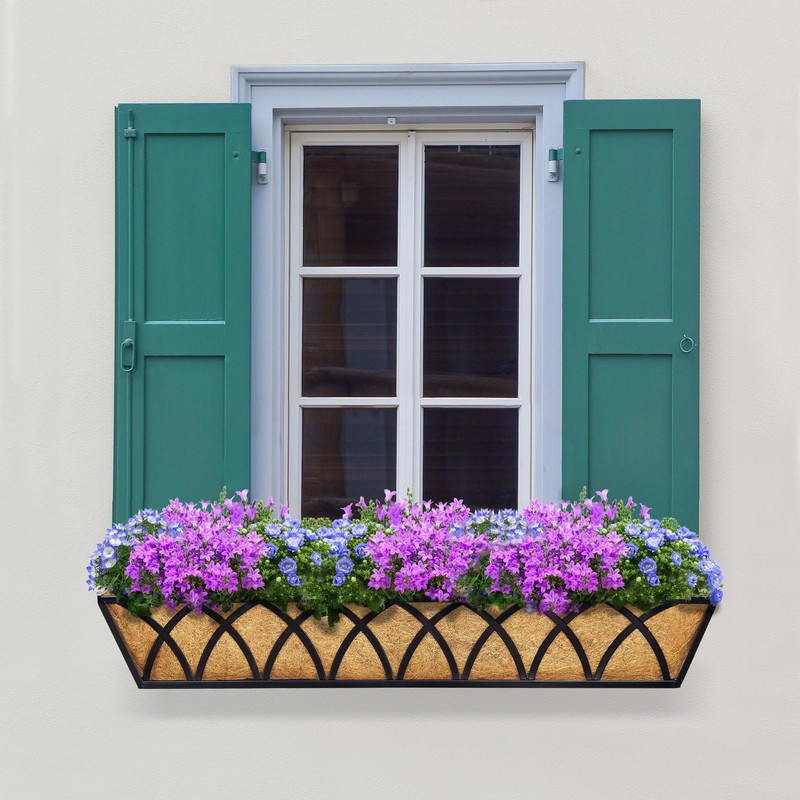 Y&M Window Boxes Horse Trough with Coconut Coir Liner, 30