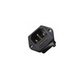 Furutech FI-03 AC Inlet with Fuse Holder | Model: FI-03 (R) | Contacts: Rhodium Plated (15A)