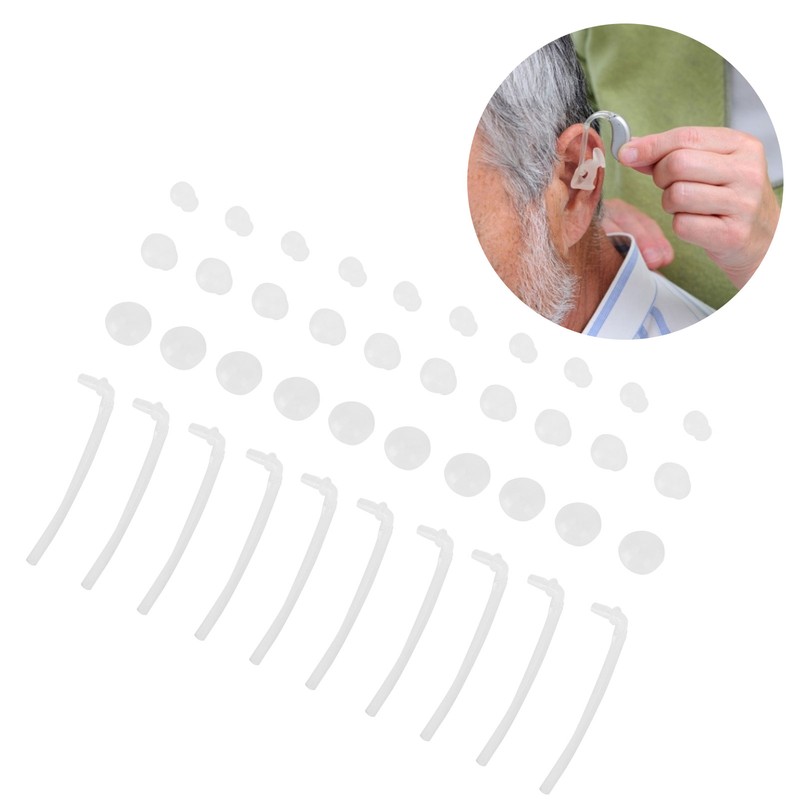 Hearing Aid Earplug Ear Plugs Eartips Domes with Sound Tube