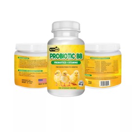 Powder Multivitamin & Probiotic For Chicks, Probiticos para POLLO 80g Exp.04/26