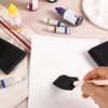 Bewudy 4 Pcs Foam Paint Brushes, Wood Handle Sponge Brushes