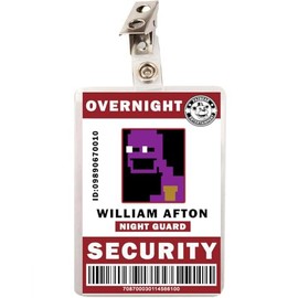 William Afton Security ID Badge V2