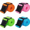 THJOPOKEEL 4Pack Multicolor Luggage Multicolor Straps Suitcase Belt Heavy Duty