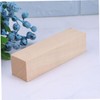 Operitacx 10pcs Small Wooden Plank Craft Natural Basswood Blocks for