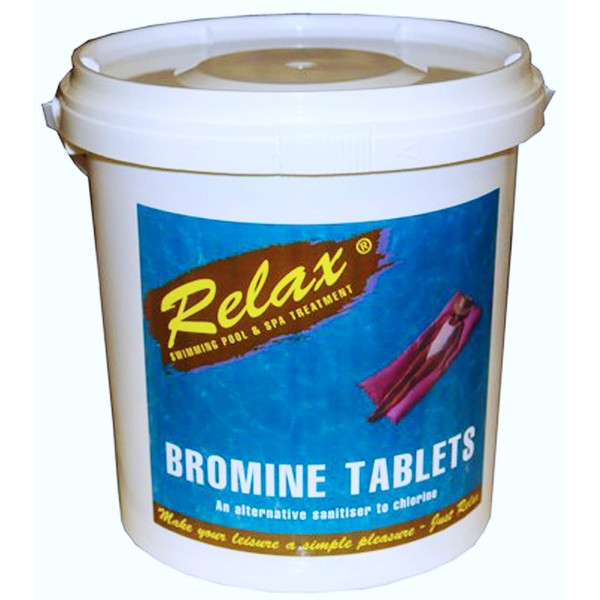 5kg RELAX Bromine Tablets 20g Grade A Hot Tub Swimming