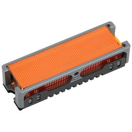M.2 SSD Heatsink, 58 Exhaust Vents PWM Intelligent Fan M.2 2280 SSD Heat Sink Easy to Install for Hard Disk