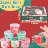 6 Pack Christmas Slime Kit, with 2 Butter Slime and