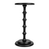 Creative Co-Op Ergo Pedestal Cocktail Side Table, Black