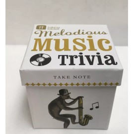 GAME Talking Tables Facts & Fun MELODIOUS MUSIC  TRIVIA 60 Cards NIP Designed in UK