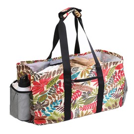 XINFULLWOL Extra Large Utility Tote Bag,Reusable Shopping Bags, waterproof beach bag,foldable and waterproof storage bag., 黄树叶, Extra Large