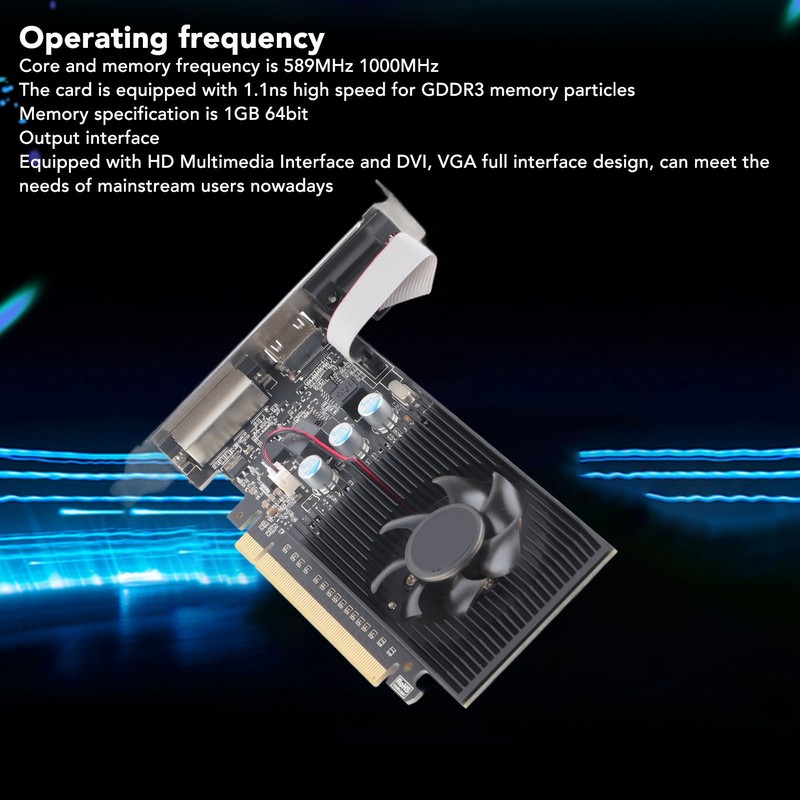 Graphics Card 589MHz 1000MHz 2560x1600 Gaming Graphics Card for HD