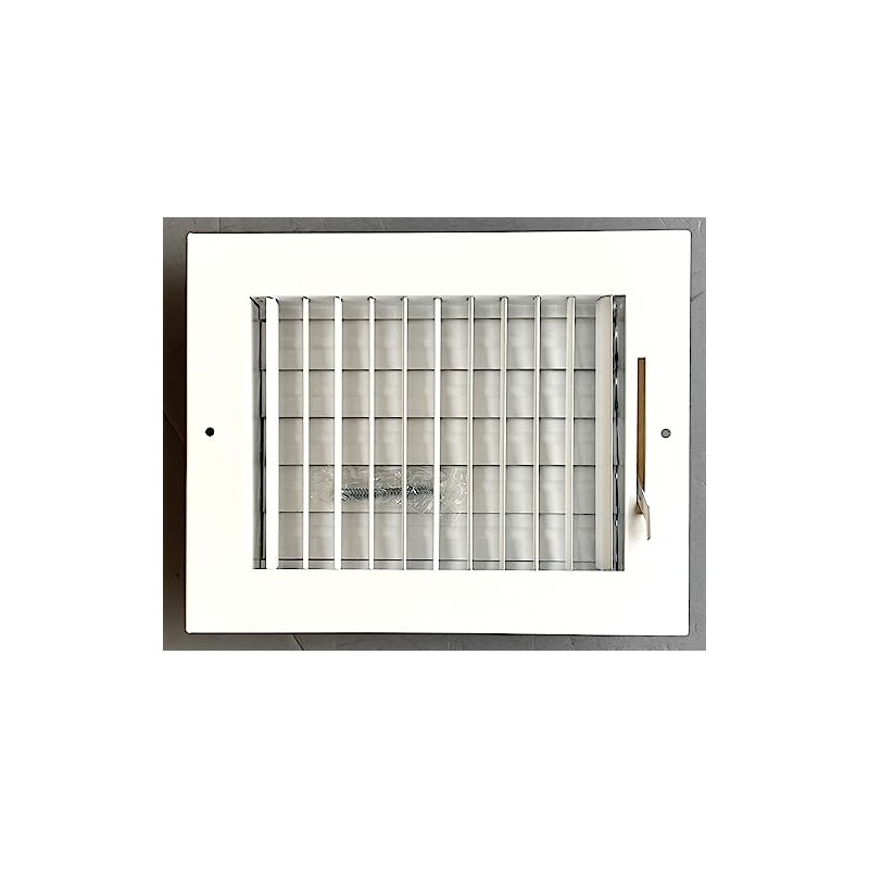 8" x 6" Adjustable Blade Sidewall Ceiling Register Vent Cover