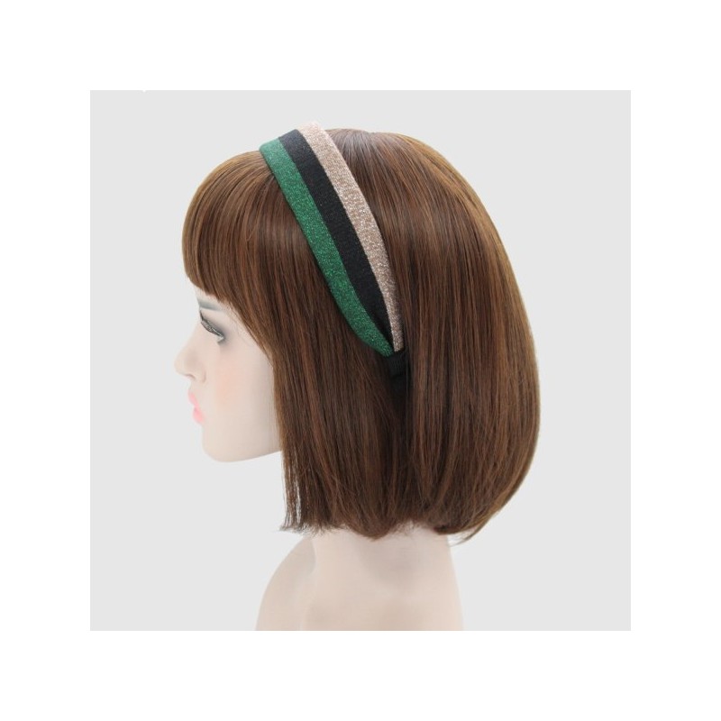 Lala 라라 트윙클 블랙그린 헤어밴드(LALAH199) Lala Twinkle Black Green Hairband