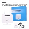 KuWFi 4G Router, 300Mbps Unlocked LTE SIM Card Router CPE