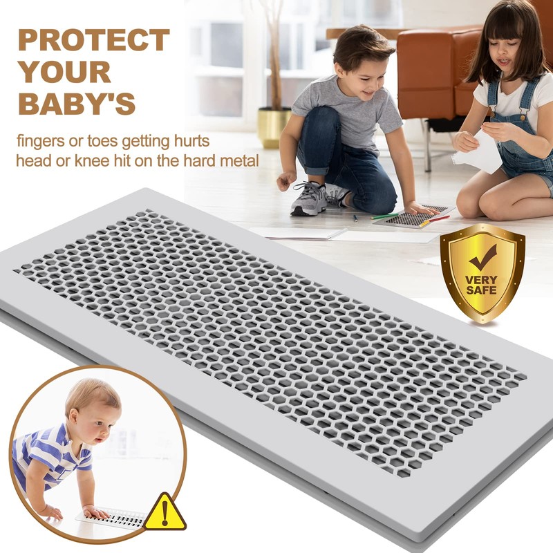 ENUODA Floor Vent Covers for Home Floor 2 Pack Silicone