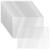 50 Pieces Clear Plastic Placemats Bulk 17 x 11 Inch