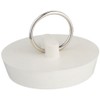 Danco 35980B 1-3/4-Inch Rubber Drain Stopper, White, 1 per Bag