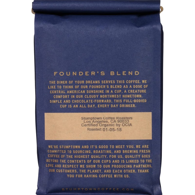 Stumptown Coffee Roasters, Founder's Blend, 100% Arabica Coffee - Organic