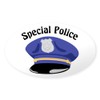 CafePress Special Police Sticker Oval Car Bumper Sticker(10-Pack)