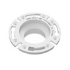 SEAFLO Universal Replacement RV Toilet 3" Floor Flange White