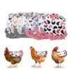 8 Pcs Chicken Saddle for Hens Wing Back Protector Elastic