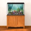 MIRRORANG 91x41cm Aquarium Background Aquatic Plant Bubble Underwater Ocean Floor