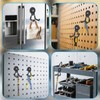 2pcs Heavy Duty Magnetic Garage Hooks, Large Strong Magnetic Tool