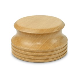 Dynavox Record Player Stabiliser PST-300W, Record Load Weight with Real Wood Housing, 300g, Beech Wood