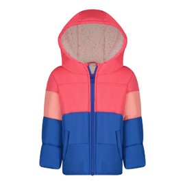 Carter's girls Heavyweight 2-piece Skisuit Snowsuit, ColorBlock Blue, 3T