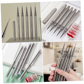 Mikinona Diy Nail Art Pen Fine Brush Electric Manicure Tools Nail Art Liner Nail Art Drawing Pens Nail Salon Supplies