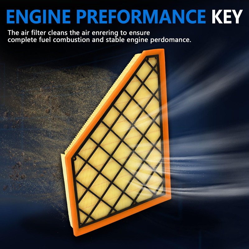 POHILA Engine Air Filter CA12166 Compatible with 2018-2022 Chevy Traverse